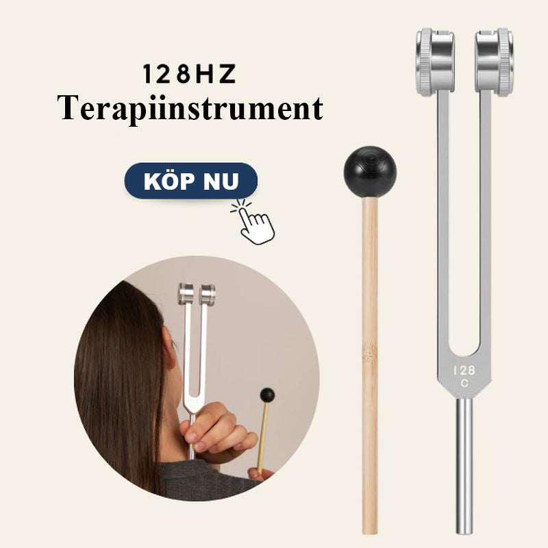 128 Hz terapeutiskt instrument | Naturlig smärtlindring och stresslindring
