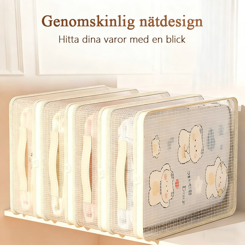 Genomskinliga förvaringspåsar för garderoben
