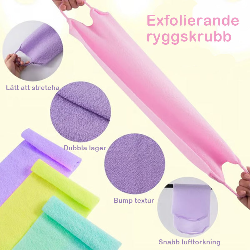 Elastisk exfolierande handduk för ryggen - Köp 1 få 1 gratis