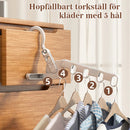 Femhåls hopfällbar klädhängare för resor(Köp 1 få 1 gratis)