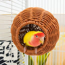 Robust och andningsbart fågelbo i rotting