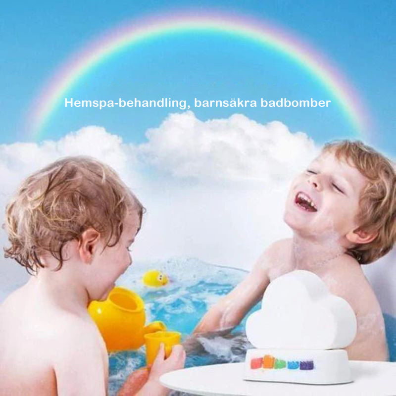 Regnbågsbadboll