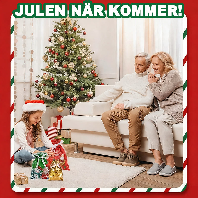 🎅🎁 Julklappspåse med dragsko