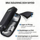 Kylt resefodral för insulin med temperaturdisplay