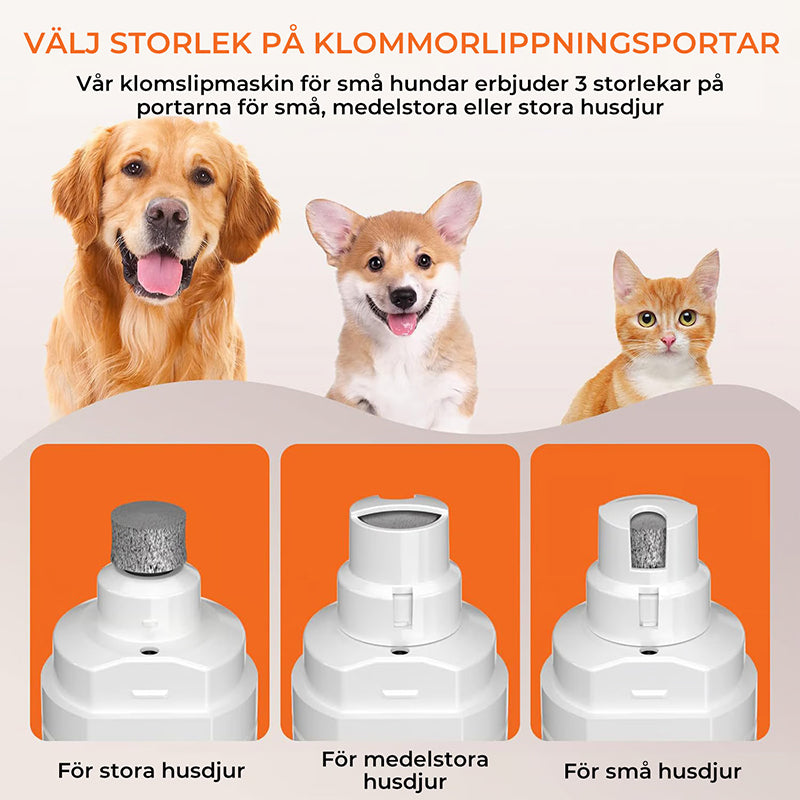Multifunktionell klotrimmer för husdjur
