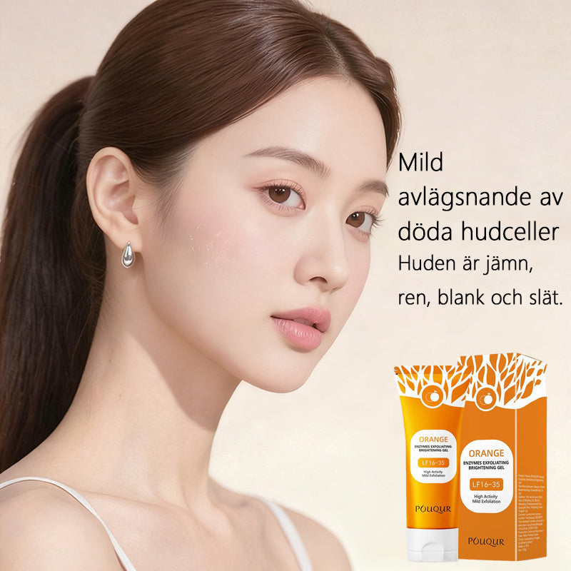 Orange enzym exfolierande gel