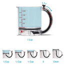 ✨4-i-1 justerbar mätkopp