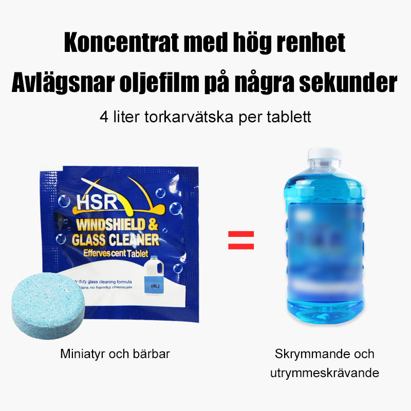 Brusande bilfönsterputs