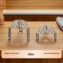 Set med mini-ångkokningsgaller i rostfritt stål