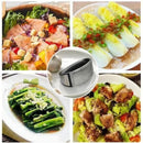 304 rostfritt stålring vitlökspress