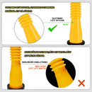 Ersättningsgaspip med flexibelt munstycke