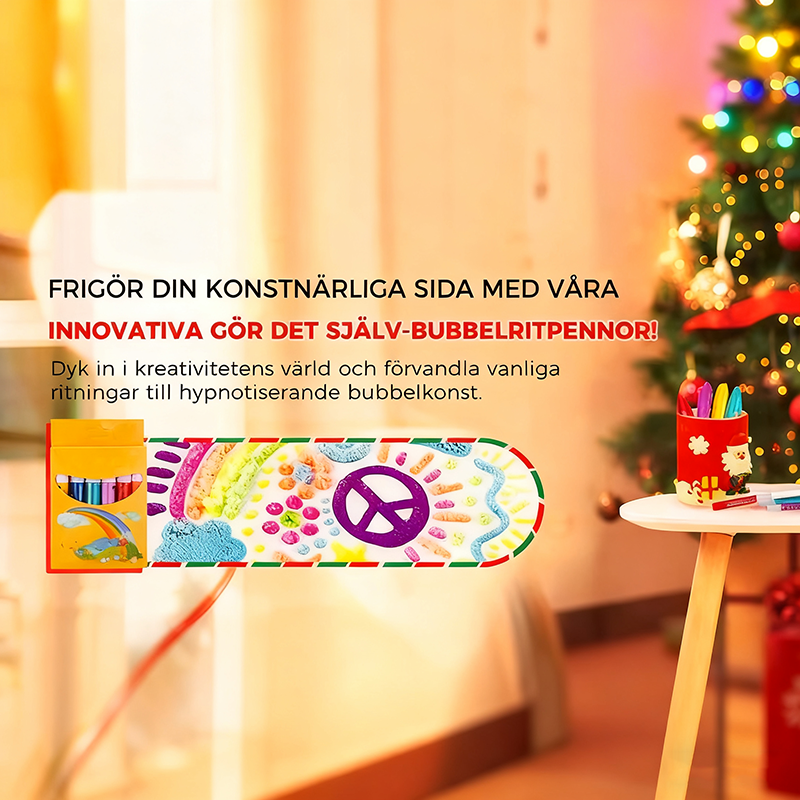 Bubbla Popcorn Ritpensel