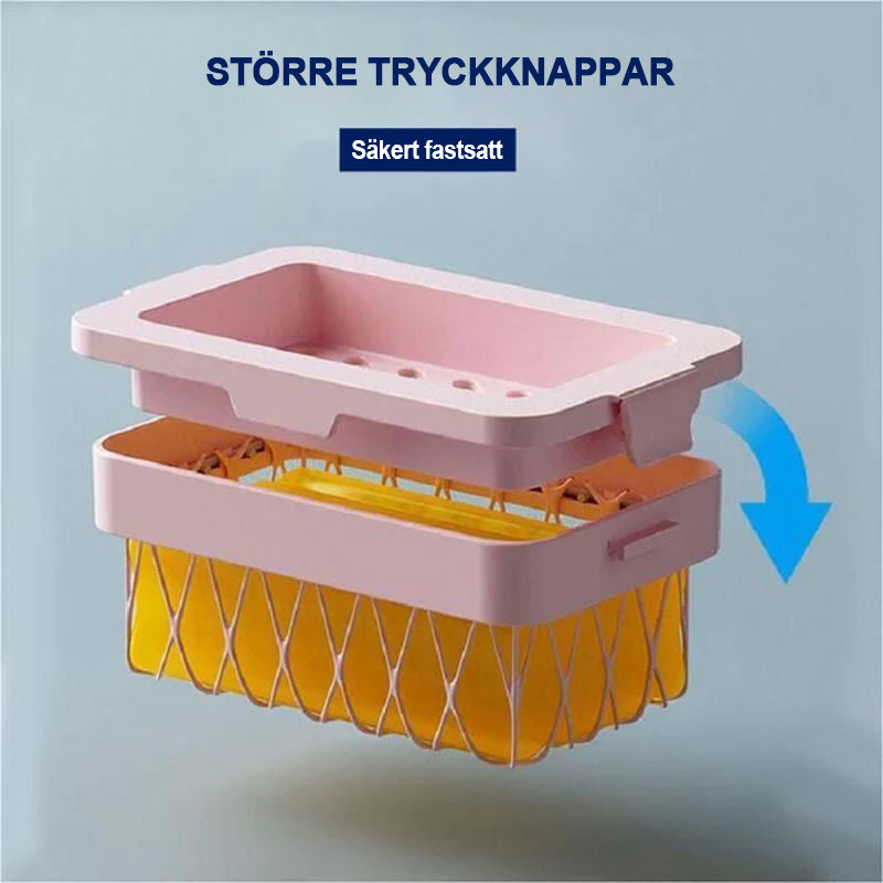 Mycket elastisk tvåldispenser i mesh