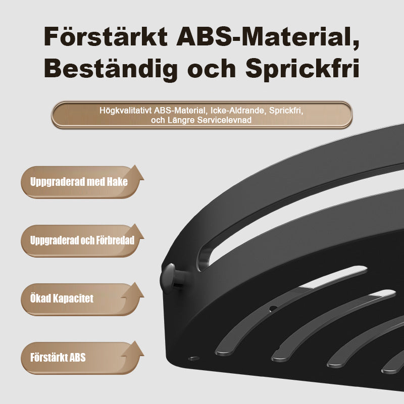 Triangulär badrumshylla