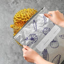 Återanvändbara förslutningsbara förvaringspåsar av aluminiumfolie (10 st)