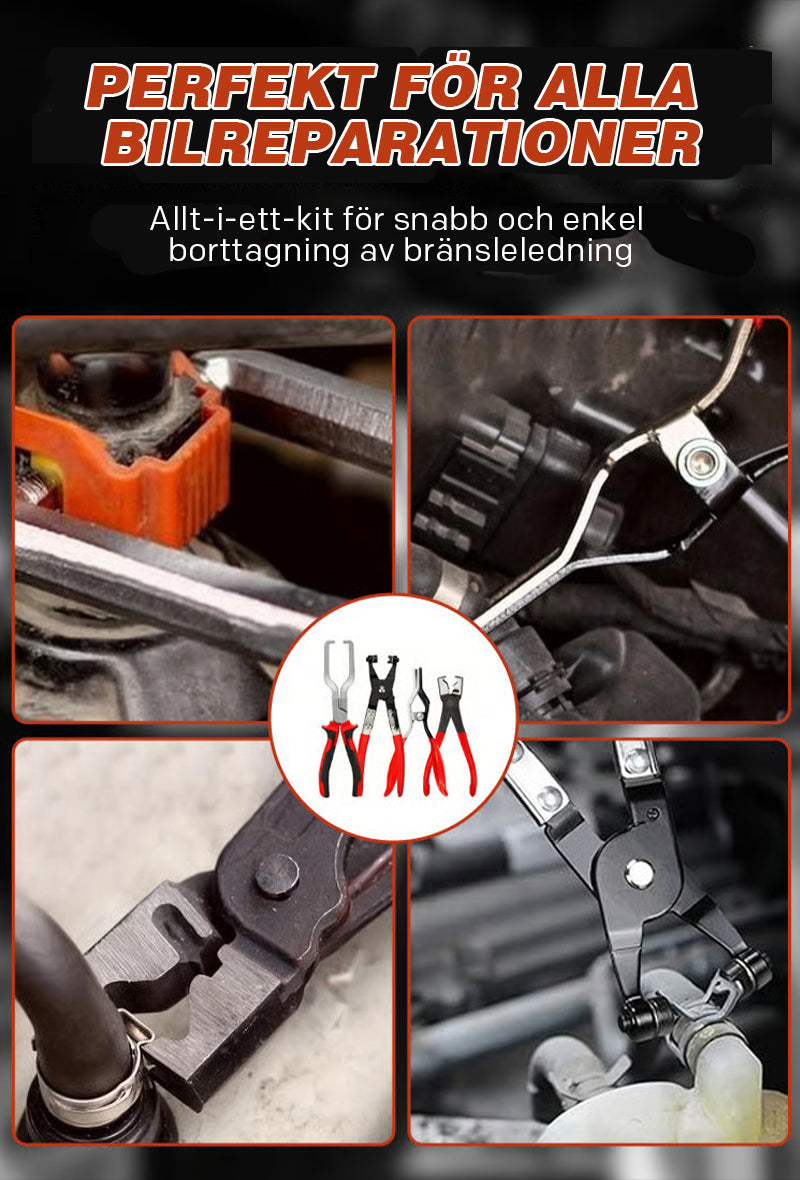 Set med 4 st verktyg för att koppla loss elektriska kontakter