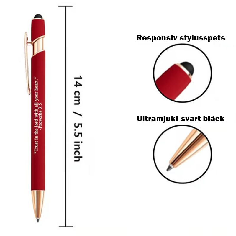 ❤️🙌Hitta daglig styrka: Premium komfortbibelverspennor – 10 st (presentset)