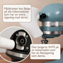 Mjöltratt för köksmaskin