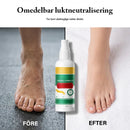 Uppfriskande örtbaserad fotspray