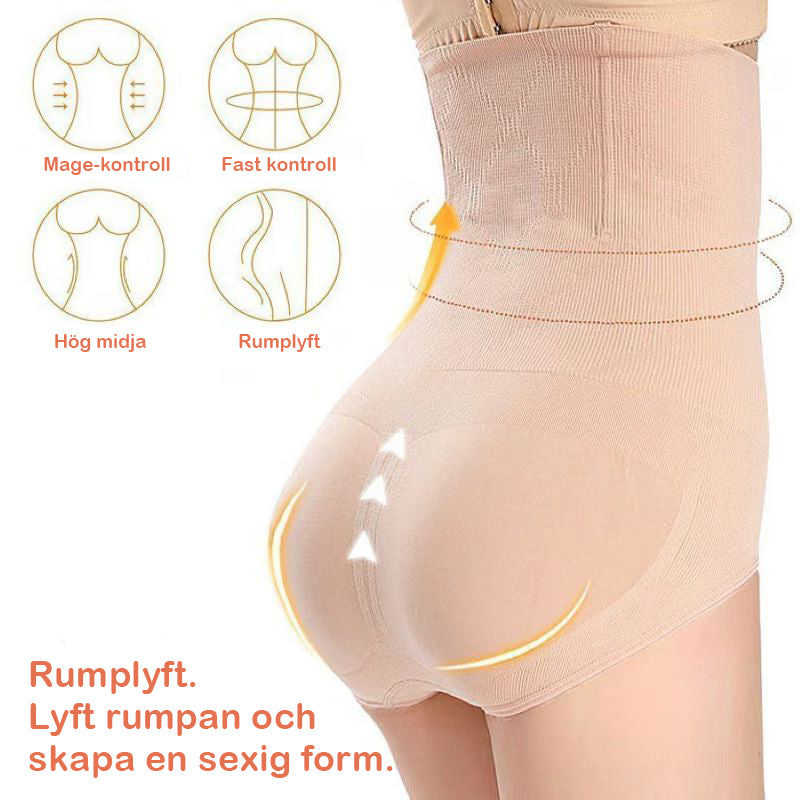 Hög midja, shapewear-trosor för magkontroll
