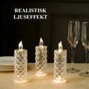 ✨ Kristallrosljusstake - Romantisk charm