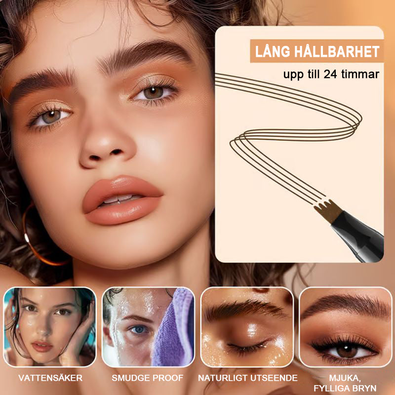 🔥3D vattentät Microblading ögonbrynspenna