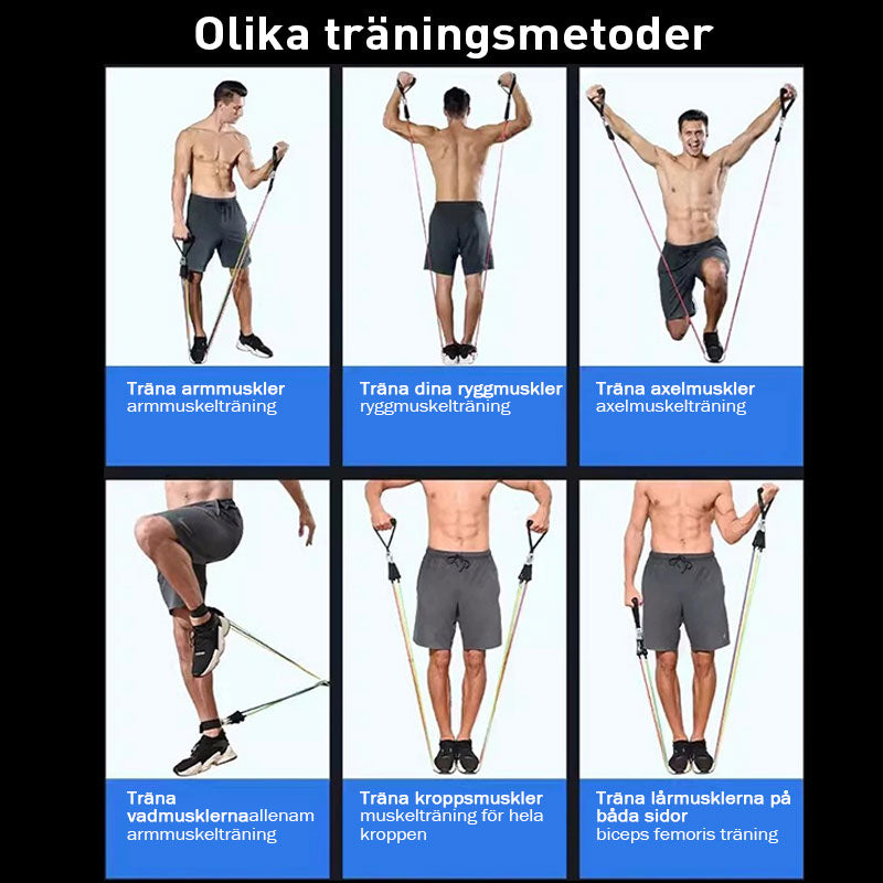 Multifunktionellt spänningsrep för sportfitness