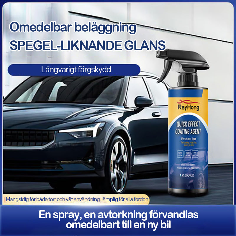 Avancerad snabbverkande beläggningsspray för bilar