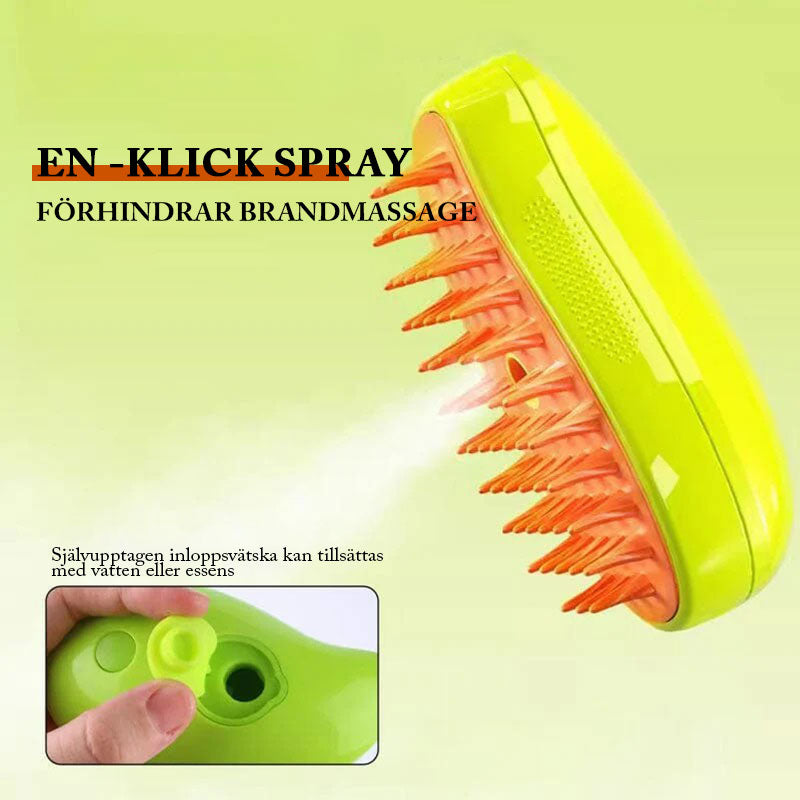 Spray för flytande hårkam