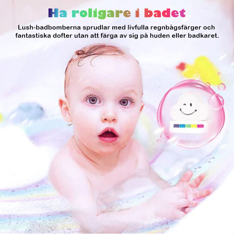 Regnbågsbadboll