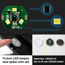 Smart LED vattentät papperskorg i billäder