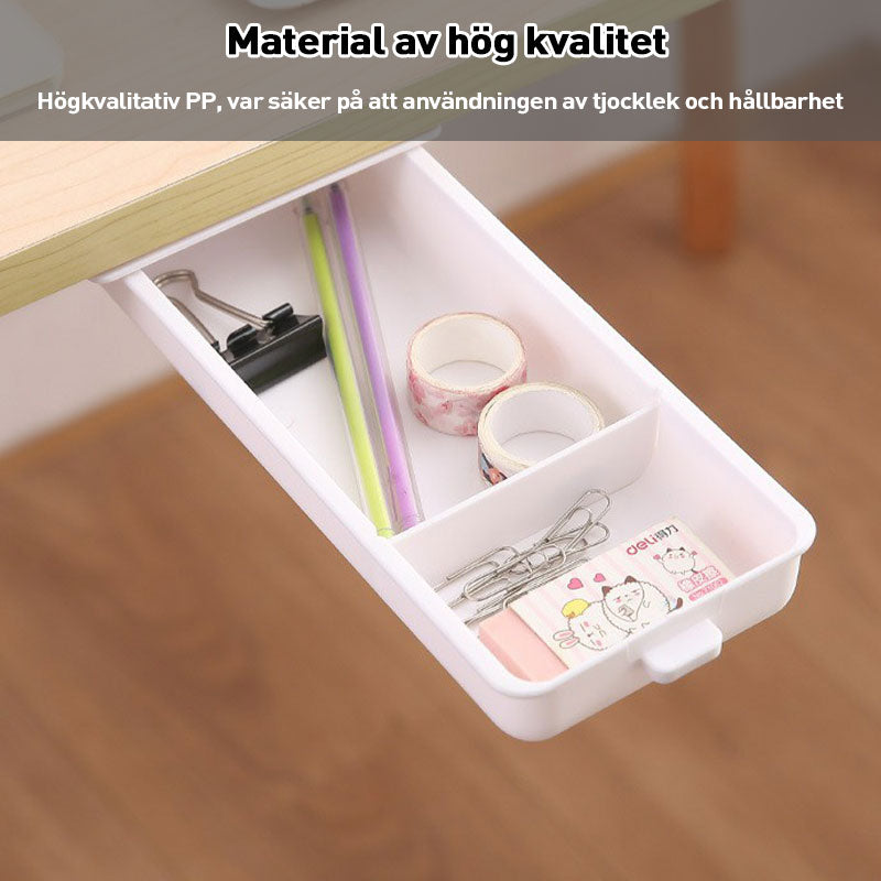 Förvaringslåda under skrivbordet