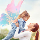 Lysande elektriska älvvingar