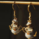 Mus i min tekanna - örhängen set