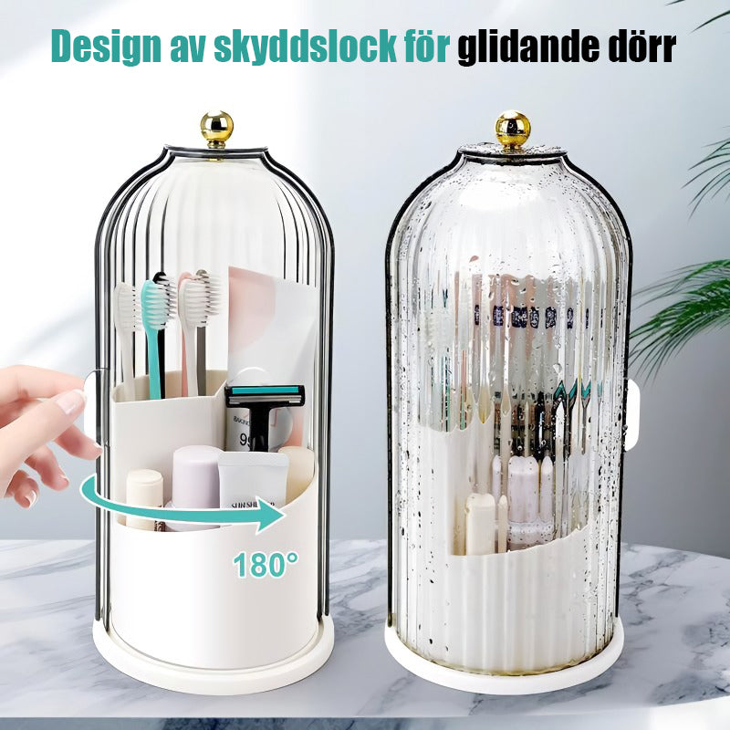 ✨Tandborstehållare med skjutbart lock