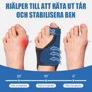 Justerbar hallux valgus-korrigerare