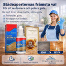 Golvåterställare – Snabbtorkande, giftfri glans