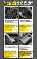 Grillborste i rostfritt stål