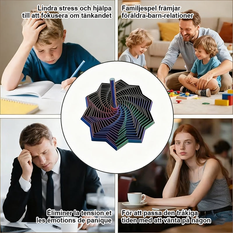 3D-printad förlängd sensorisk antistressstjärna