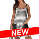 Ärmlös sommarklänning för kvinnor (med shorts)