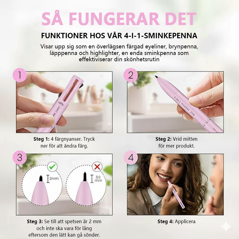 4-i-1 sminkpenna