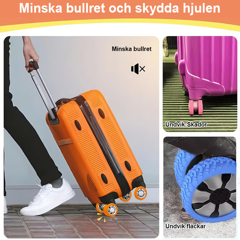 Bagage resväska hjul skyddsöverdrag