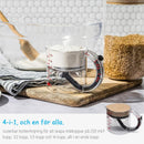 ✨4-i-1 justerbar mätkopp