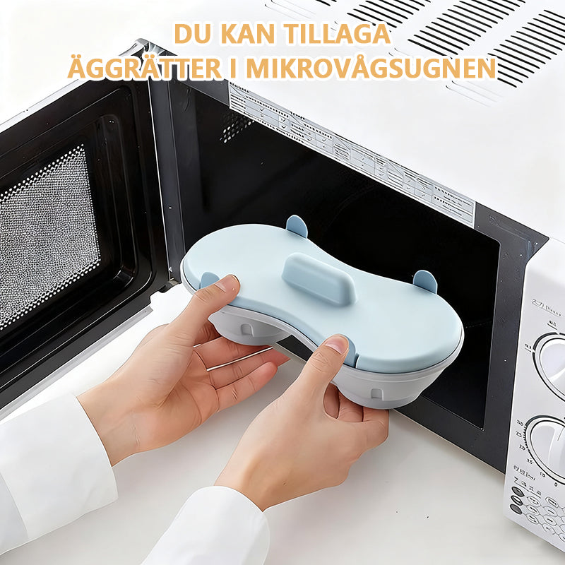 🔥 🥰🥚Ångkokare för ägg i mikrovågsugn