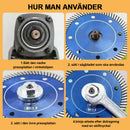 100-typs vinkelslipmuttrar