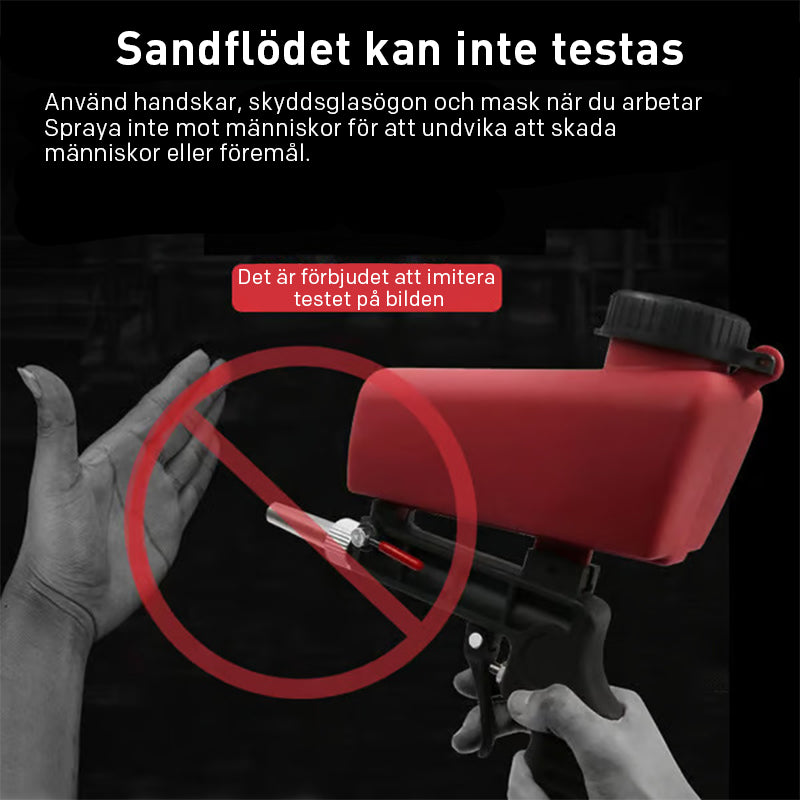 🔥✨Bärbar pneumatisk sandblästringsmaskin