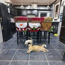 💥Söt jultema-stolsöverdrag🎄