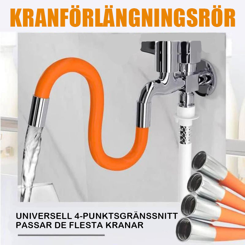 Flexibel vattenkranförlängare för hushållet