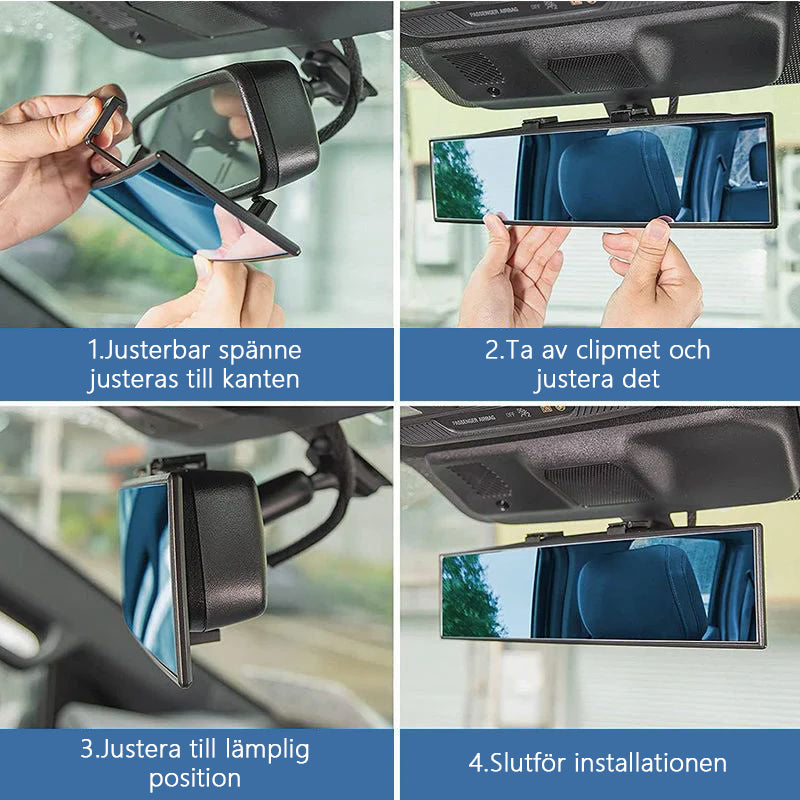 🚗👁️ Böjd innerbackspegel för bilar