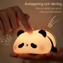 Söta panda nattlampor, sovrumsdekoration
